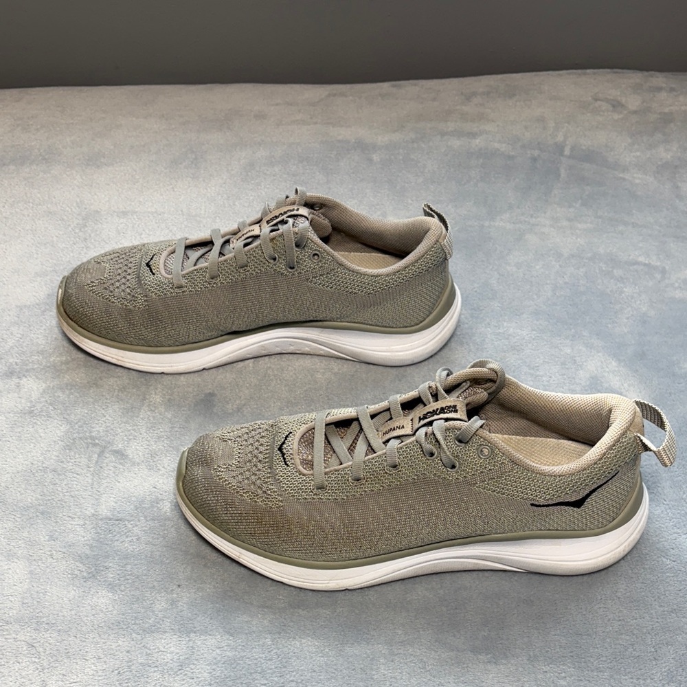 Hoka One One Women's Hupana Light Gray Sneakers - Picture 3 of 9